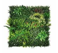 Siepi artificiale per esterno e giardino, 100 x 100 cm, aspetto realistico