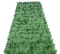 Siepi Artificiali 50x100cm Rotolo di Foglia Verde Artificiale in Plastica Simulazione Rete for Recinzione Privacy Schermo Siepe Muro Balcone Casa Giardino Decorazione(Type 1)