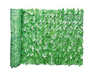 Siepi Artificiali Recinzione Di Foglie Di Edera Finta,Siepe Artificiale Per Balcone,Recinzione In Rotolo,Siepe Artificiale Sintetica,Finta Anticaduta Per Ringhiera Terrazzo Balcone Giardino Esterno