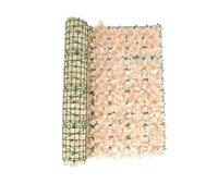 Siepi Artificiali Rotolo di siepe artificiale con foglie edera, recinzione for la privacy, for esterni, giardino, 0,5 * 1/3 metri, multicolore, cancelli(Yellow,50x100cm)