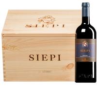 Siepi Rosso Toscana IGT 2020 6 bottiglie in cassetta di legno 4,5 l