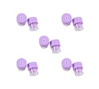 Siepificius 2 Set Contatti Strumento di Pulizia Delle Lenti Professionale Riutilizzabile Campeggio Viaggi Escursionismo Lenti Storage Container Accessori Viola, Set da 5 (viola), as description, come