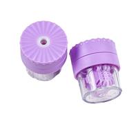 Siepificius 2 Set Contatti Strumento di Pulizia Delle Lenti Professionale Riutilizzabile Campeggio Viaggi Escursionismo Lenti Storage Container Accessori Viola, Viola, as description, come descrizione
