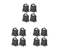 Siepificius 4 sacchetti di sabbia per l'equilibrio, vuoti, fotografici, colore nero, Set da 3 (nero), expansion 23cmx46cm, come descrizione