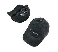 Siepificius Cappellino da baseball da donna Casquette Snapback Cappelli Cappelli Bad Hair Day Cappelli regolabili Grigio, Nero , 8