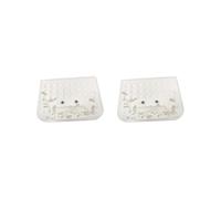 Siepificius Contenitore riutilizzabile del supporto dell'obiettivo dell'occhio 24 griglia per il tavolo da collezione all'aperto, Set da 2 (bianco), 26.8cmx20cmx3.1cm, come descrizione