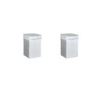 Siepificius Copertura per lavatrice Asciugatrice Automatica Rondella Protector Casa Hotel Bagno Bagno Guardia Panno Accessori Argento S, Set da 2 (argento L), L, come descrizione