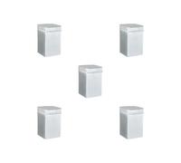 Siepificius Copertura per lavatrice Asciugatrice Automatica Rondella Protector Casa Hotel Bagno Bagno Guardia Panno Accessori Argento S, Set da 5 (argento L), L, come descrizione