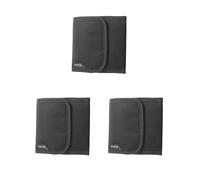 Siepificius Custodia per filtro a 3 scomparti per Cokin serie P o 58 62 77 25-82 mm, Set da 3 (nero), 12x12.5x2cm, come descrizione