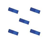 Siepificius Estensori per reggiseno con fibbia a 2 ganci accessori multicolore fascia allungata sostituzione 3 file biancheria intima bianca, Set da 5 (blu reale), as description