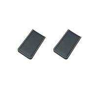 Siepificius Fermasoldi magnetico per banconote, con morsetto per banconote, nero, 60 x 41 x 8 mm, Set da 2 (nero 80 x 46 x 8 mm), 80x46x8mm, come descrizione