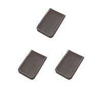 Siepificius Fermasoldi magnetico per banconote, con morsetto per banconote, nero, 60 x 41 x 8 mm, Set da 3 (caffè 60 x 41 x 8 mm), 60x41x8mm, come descrizione