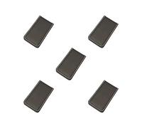 Siepificius Fermasoldi magnetico per banconote, con morsetto per banconote, nero, 60 x 41 x 8 mm, Set da 5 (caffè 80 x 46 x 8 mm), 80x46x8mm, come descrizione