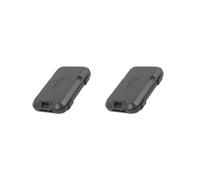 Siepificius Porta carte di credito, portatile, per carte d'identità, carte di credito, grigio scuro, 11 x 7,1 x 2,2 cm, Set da 2 (nero 11 x 7,1 x 2,2 cm), 11x7.1x2.2cm, come descrizione