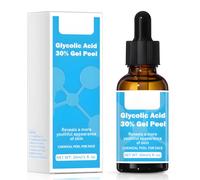 Siero Acido Glicolico Viso gel, Glicolico Acido 30% Gel, Esfoliante Viso Potente e Delicato, Acido Glicolico Renewal Serum, Pelle Liscia e Radiosa, Senza Irritazioni -30ml