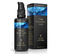Siero Acido Ialuronico Viso 50ml Siero Viso Acido Ialuronico con Aloe Vera per Pelli Sensibili, Siero Viso Antirughe Siero Idratante Viso - Hyaluronic Acid Serum Booster di Collagene - Satin Naturel