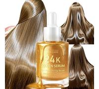 Siero ad olio per capelli, 24 K, multiuso, olio secco, brillante, essenza per lo styling, illuminante, impermeabile, idratante, riduce i ricci e i danni, adatto per tutte le qualità dei capelli