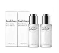 Siero al collagene crema-in-siero Deep Formula, concentrato coreano, idratante e rassodante, per tutti i tipi di pelle, 30 ml per bottiglia, confezione da 2