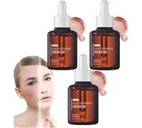 Siero al glutatione, siero al glutatione, 30 ml, crema sbiancante idratante per il viso, crema schiarente per rimuovere le imperfezioni, crema correttore per macchie scure per viso (3 pezzi)