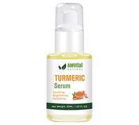 Siero alla curcuma AMVital per la correzione delle macchie scure su viso e corpo - Sieri idratanti completamente naturali per rughe sottili e pel