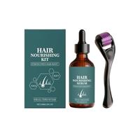 Siero anticaduta, siero naturale per il cuoio capelluto, favorisce la crescita della barba (include un rullo a microaghi), prodotto per infoltire i capelli per uomini e donne, adatto a tutti i tipi di