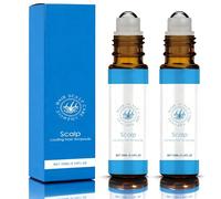 Siero Avanzato per la Crescita dei Capelli Roll-On 10ml, Promuove la Crescita dei Capelli, Riduce la Caduta dei Capelli, Nutre i Capelli, Con Mentolo Arricchito, Vitamina E,2pcs