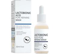 Siero con Acido Lattobionico per Restringere i Pori, Liquido Viso per Ridurre le Rughe Sottili, Anti-Pori, Rassodante Liftante, per Uomo e Donna