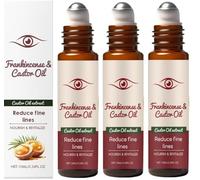 Siero contorno occhi, contorno occhi nutriente per minimizzare rughe e linee sottili, riduce le occhiaie, olio di ricino spremuto a freddo, ingredienti naturali