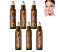 Siero correttore di macchie marroni con rullo, solvente viso e corpo, correttore di macchie solari e vecchiaia, siero schiarente melasma iperpigmentazione vitamina C niacinamide (6 pezzi)