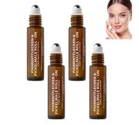Siero correttore di macchie marroni con rullo, solvente viso e corpo, correttore di macchie solari e vecchiaia, siero schiarente melasma iperpigmentazione vitamina C niacinamide (4pcs)