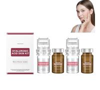 Siero di acido ialuronico per viso, sistema di microinfusione per viso, microsistema per viso, siero anti-invecchiamento, kit per infusione, kit per microinfusione (taglia unica, 2 pezzi)