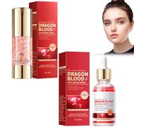 Siero E Crema Antirughe Con Sangue Di Drago - Trattamento Intensivo per Ridurre Le Rughe, Rassodare E Rimpolpare La Pelle, Idratazione Profonda E Ringiovanimento, Per Una Pelle Giovane E Luminosa