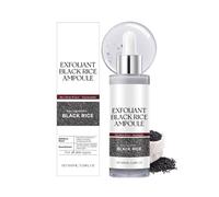 Siero Esfoliante Viso al Riso Nero, Gel Esfoliante per il Viso, Scrub al Riso, Leggero e non Appiccicoso per Tutti i Tipi di Pelle