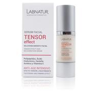 Siero facciale Tensor Effect 30 ml Labnatur. Anti-invecchiamento. Effetto Tensore e Rassodante. Con polipepidi, acido ialuronico, centella asiatica, vitamina E e allantoina. Naturale e vegano.