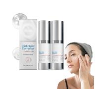 Siero illuminante correttore di macchie scure per viso e corpo - Trattamento per iperpigmentazione con siero al complesso di vitamina C, riparazione rapida del tono per macchie dell'età (2 bottiglie)