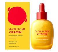 Siero illuminante vitaminico GLOW FILTER, 30 ml/1 fl oz - Quattro in uno: idrata, illumina e funge da base per il trucco. Formula leggera, contagocce portatile, luminosità che dura tutto il giorno.