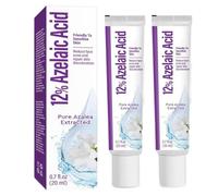 Siero in crema all'acido azelaico al 12%, Booster di acido azelaico al 12%, Per ridurre le imperfezioni, Idrata e riequilibra il sebo, Adatto a pelli sensibili, per uomini e donne (2 pcs)