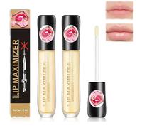 Siero Lip Plumping di vitamina E, siero Lip Plumping balsamo labbra istantaneo, Lip Plumper ialuronico, siero Lip Plumping riempimento labbra istantaneo, per idratare (2pcs)