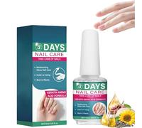 Siero liquido per la cura delle unghie 15ml,Trattamento in 3 giorni che nutre le unghie, riduce la pelle morta e i funghi, rinforza unghie fragili e danneggiate con formula alla cheratina (A-1PC)