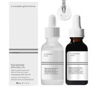 Siero Niacinamide, Niacinamide 10% + Zinc 1% e Caffeine Solution 5% + EGCG, Siero niacinamide Viso, Elimina le Occhiaie, Riduce le Linee Sottili e le Rughe, Illumina il Tono Della Pelle (2 Pezzi)