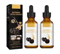 Siero Nutriente Black Shouwu, Estratto Naturale di Ganoderma Polygonum, Essenza Erbe per Capelli Grigi, Rinforza i Capelli Danneggiati, Esalta la Lucentezza