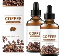 Siero Olio al Caffè, Olio di Chicchi di Caffè Spremito a Freddo, Olio Rigenerante e Rassodante, Antirughe e Illuminante, Rassoda la Pelle Delicata