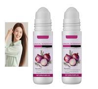 Siero per capelli di cipolla e rosmarino, siero rivitalizzante e idratante del cuoio capelluto per capelli più spessi, più forti, diradanti e voluminosi, rafforzare le radici e stimolare (2PCS)