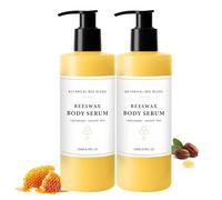 Siero per il corpo a cera d'api, olio per il corpo senza acqua, con avocado, olio di ricino e burro di karitè, formula leggera e idratante, per pelle secca e ruvida, assorbe rapidamente e dona