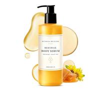 Siero per il corpo alla cera d'api - Olio per il corpo idratante senza acqua con avocado, ricino, olio di cocco e burro di karitè, leggero non grasso, dolce profumo di vaniglia, 8,45 fl oz (1PC)