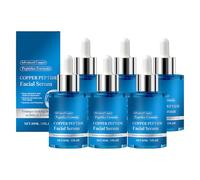 Siero per il viso con peptide di rame blu ed estratto di pianta - 30 ml fluido viso schiarente e rassodante, idratante quotidiano leggero, cura sotto gli occhi e il collo (6)