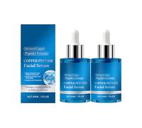 Siero per il viso con peptide di rame blu ed estratto di pianta - 30 ml fluido viso schiarente e rassodante, idratante quotidiano leggero, cura sotto gli occhi e il collo (2)