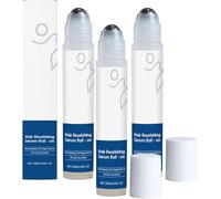 Siero per la crescita dei capelli al rosmarino Roll-On - 3% di rosmarino per capelli più spessi e forti, trattamento per il cuoio capelluto con blocco DHT per ridurre la caduta dei capelli