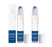 Siero per la crescita dei capelli al rosmarino Roll-On - 3% di rosmarino per capelli più spessi e forti, trattamento per il cuoio capelluto con blocco DHT per ridurre la caduta dei capelli