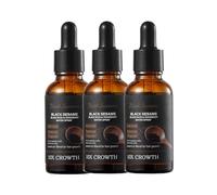 Siero per la crescita dei capelli al sesamo nero, spray all'acqua di rosmarino profumato al riso, nutre le ciocche, rinforza le radici, formula delicata,